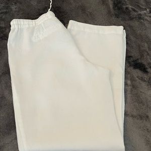 Well made lined linen pants by Charter Club